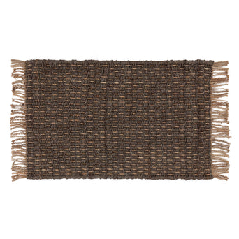 Baruva Doormat grey & natural, 100% jute
