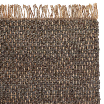 Baruva Rug grey & natural, 100% jute