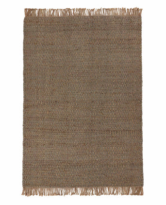 Baruva Rug grey green & natural, 100% jute
