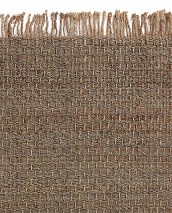 Baruva Doormat grey green & natural, 100% jute