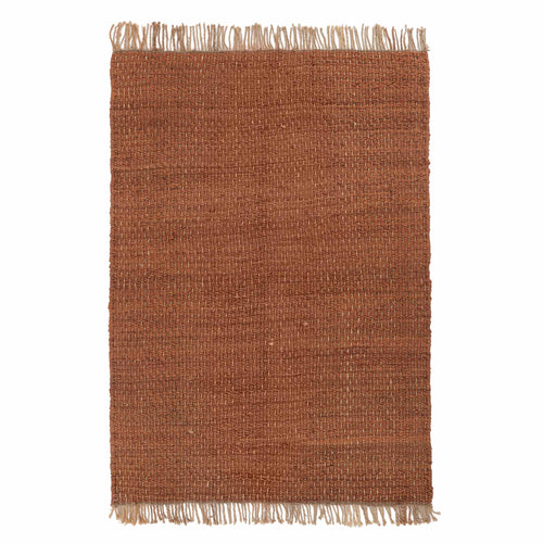 Baruva Rug in terracotta & natural | Home & Living inspiration | URBANARA