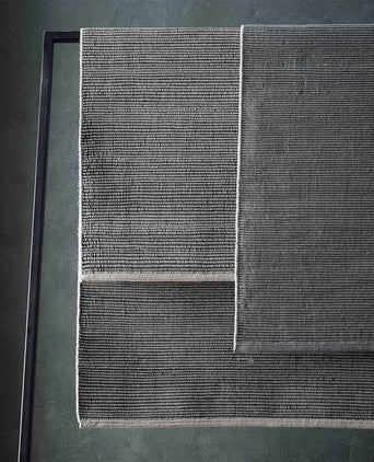 Basni rug, light grey & ivory, 70% wool & 30% cotton