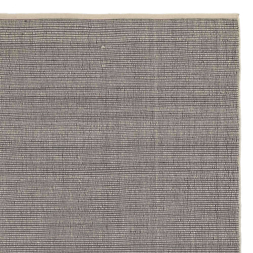 Basni rug, ivory & black, 70% wool & 30% cotton