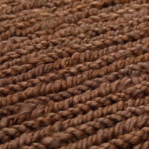 Basu Jute Rug [Dark walnut]