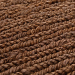 Basu Jute Rug [Dark walnut]
