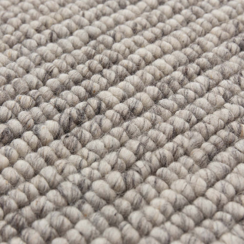 Bavi Wool Rug [Light grey melange]