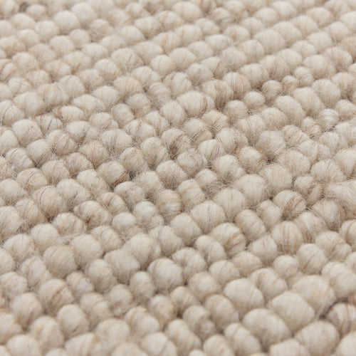 Rug Bavi Natural melange, 80% Wool & 20% Cotton | URBANARA Linen Bedding