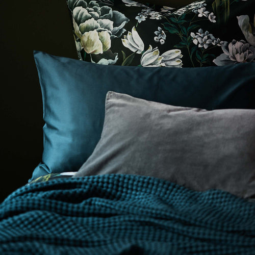 Millau Pillowcase in teal | Home & Living inspiration | URBANARA