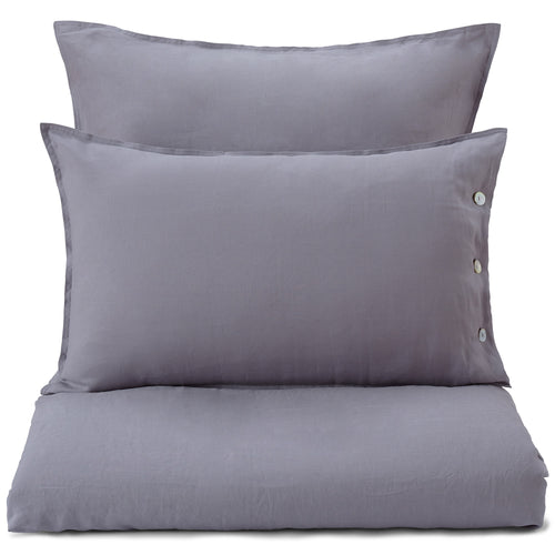 Bellvis pillowcase, charcoal, 100% linen