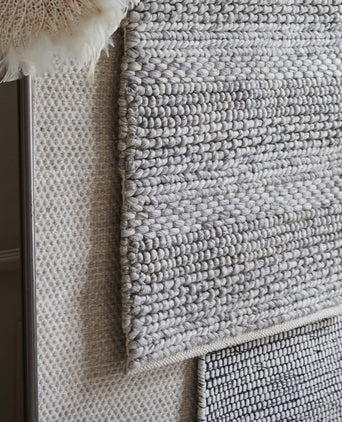 Kagu wool rug natural white, 100% wool