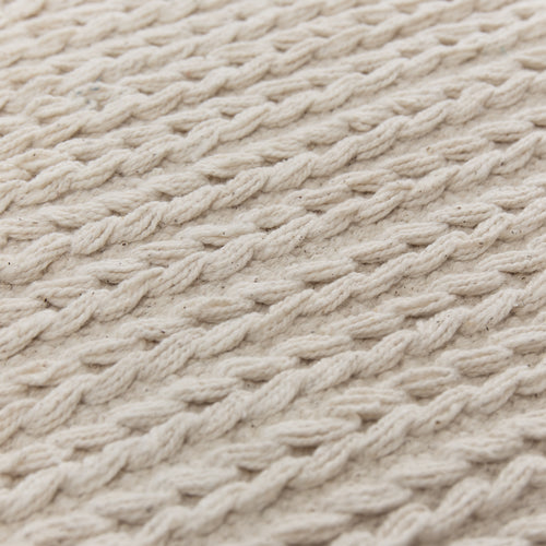 Bhaleri cotton rug natural white, 100% cotton | URBANARA cotton rugs