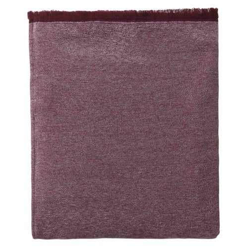 Calcada bedspread, bordeaux red & white, 60% cotton & 40% acrylic