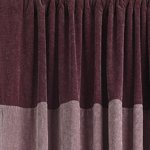 Calcada curtain bordeaux red & white, 60% cotton & 40% acrylic | High quality homewares