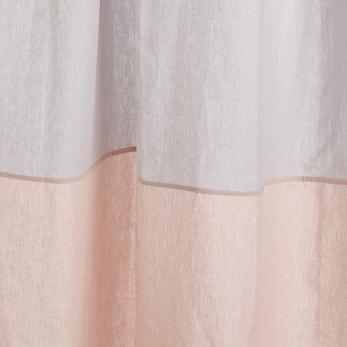 Cataya Linen Curtain light grey & light pink, 100% linen | High quality homewares