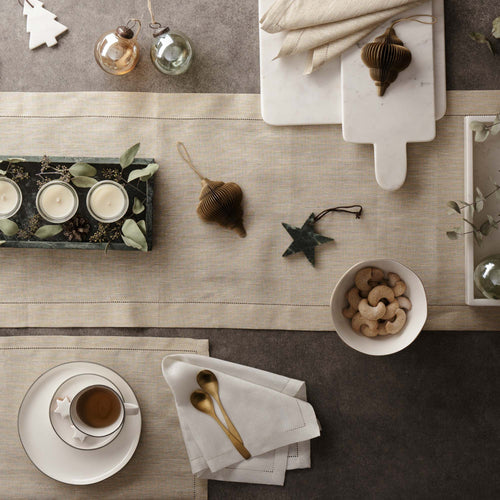 Cavaillon Table Runner in gold & natural | Home & Living inspiration | URBANARA