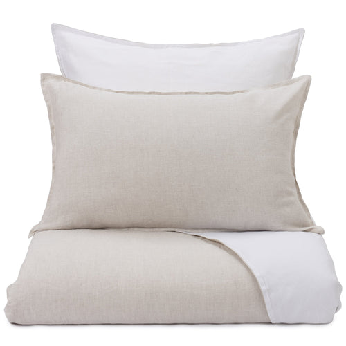 Cercosa Bed Linen natural & white, 100% linen