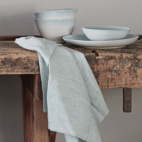 Sameiro Tea Towel in green grey | Home & Living inspiration | URBANARA