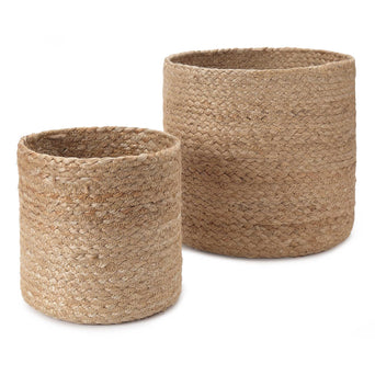 Chenab Basket Set natural, 100% jute