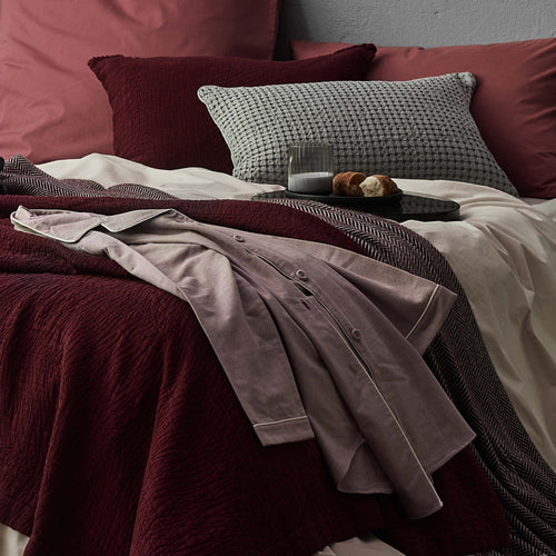 Arove Nightshirt light mauve & natural white, 100% organic cotton | URBANARA nightwear