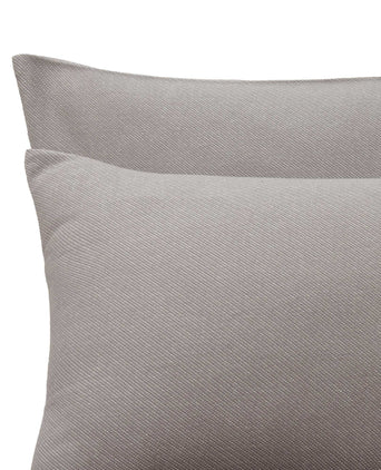 Coelho duvet cover, grey & natural white, 100% cotton
