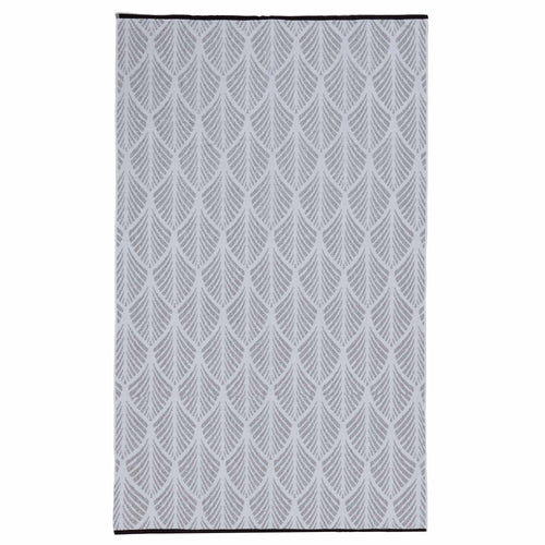 Coimbra beach towel, grey & white, 100% cotton