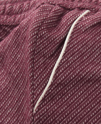 Bordeaux red & Natural white Coja Pyjama | Home & Living inspiration | URBANARA