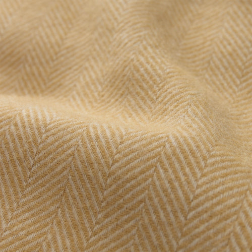 Corcovado Alpaca Blanket mustard, 50% alpaca wool & 50% merino wool | High quality homewares