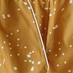 Cova pyjama in mustard & white, 100% cotton |Find the perfect nightwear
