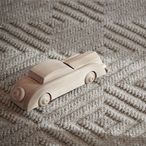 Barod Rug stone grey, 100% wool | High quality homewares