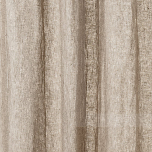 Cuyabeno Linen Curtain taupe, 100% linen | URBANARA curtains