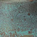 Dapoli Vase brass & turquoise, 100% metal | Find the perfect vases