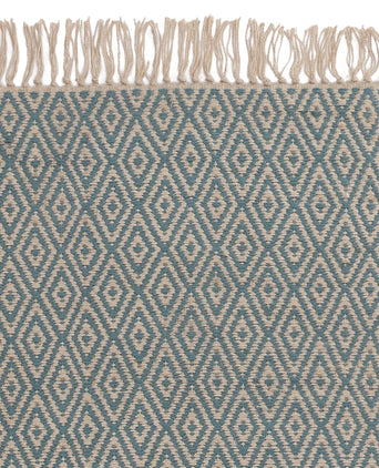 Dasheri Doormat green grey & off-white, 100% jute