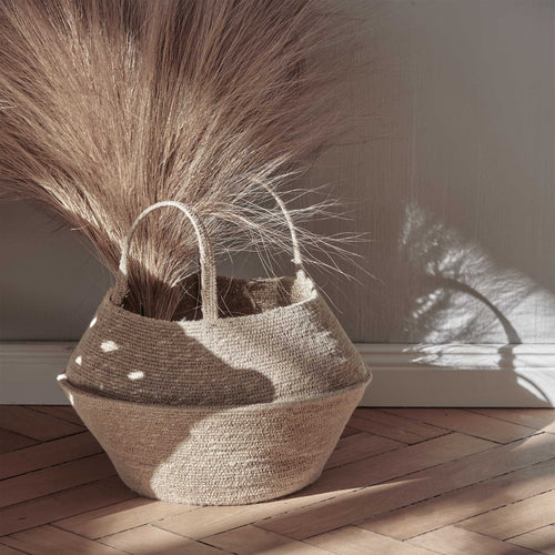Kangto Storage natural, 100% seagrass | URBANARA storage baskets