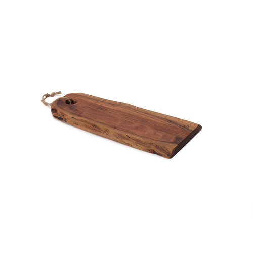 Denai chopping board, warm brown, 100% acacia wood | URBANARA serveware & boards