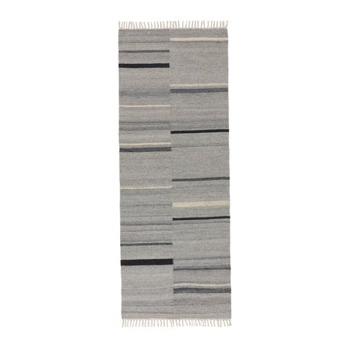 Dindori Runner in grey melange & charcoal | Home & Living inspiration | URBANARA