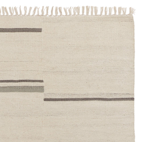 Dindori Runner ivory melange & grey, 100% wool