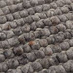 Domar Wool Rug [Grey melange/Grey]
