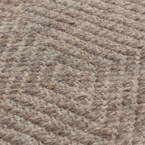 Dumka Wool Rug [Grey brown melange]