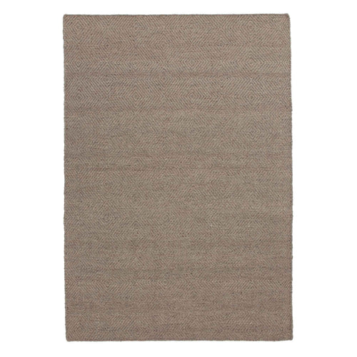 Dumka Wool Rug [Grey brown melange]