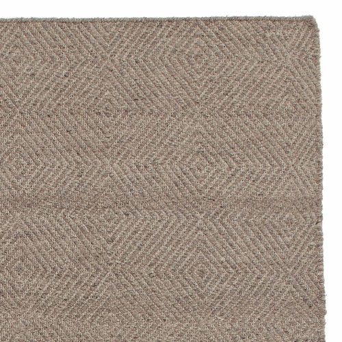 Dumka Wool Rug [Grey brown melange]