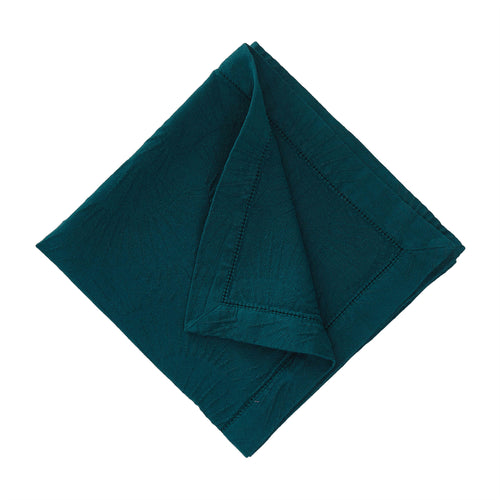 Espinho Napkin Set forest green, 100% cotton