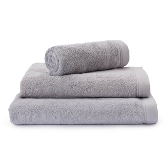 Faia Towel light grey, 100% organic cotton