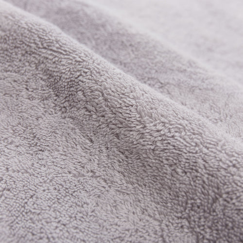 Faia Towel light grey, 100% organic cotton | URBANARA cotton towels