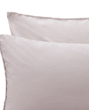 Fajao duvet cover, light mauve, 100% combed cotton