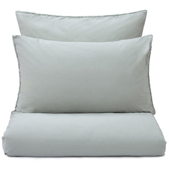 Fajao duvet cover, mist green, 100% combed cotton