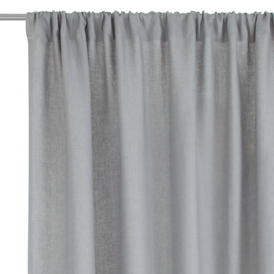 Fana Curtain Set grey, 100% linen
