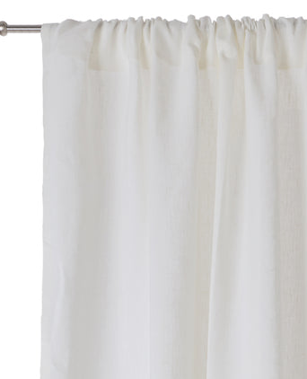 Fana Linen Curtain natural white, 100% linen