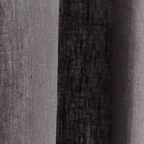 Fana Curtain grey, 100% linen | High quality homewares