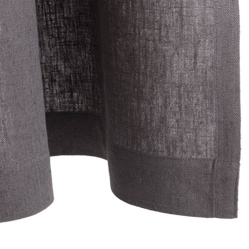 Fana Curtain grey, 100% linen | URBANARA curtains
