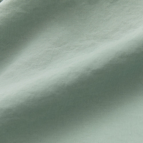 Fitted Sheet Ferro Light green grey, 100% Organic Linen | URBANARA Fitted Sheets